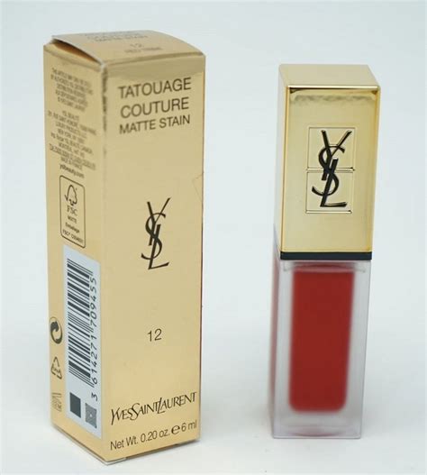 ysl tatouage couture red teibe